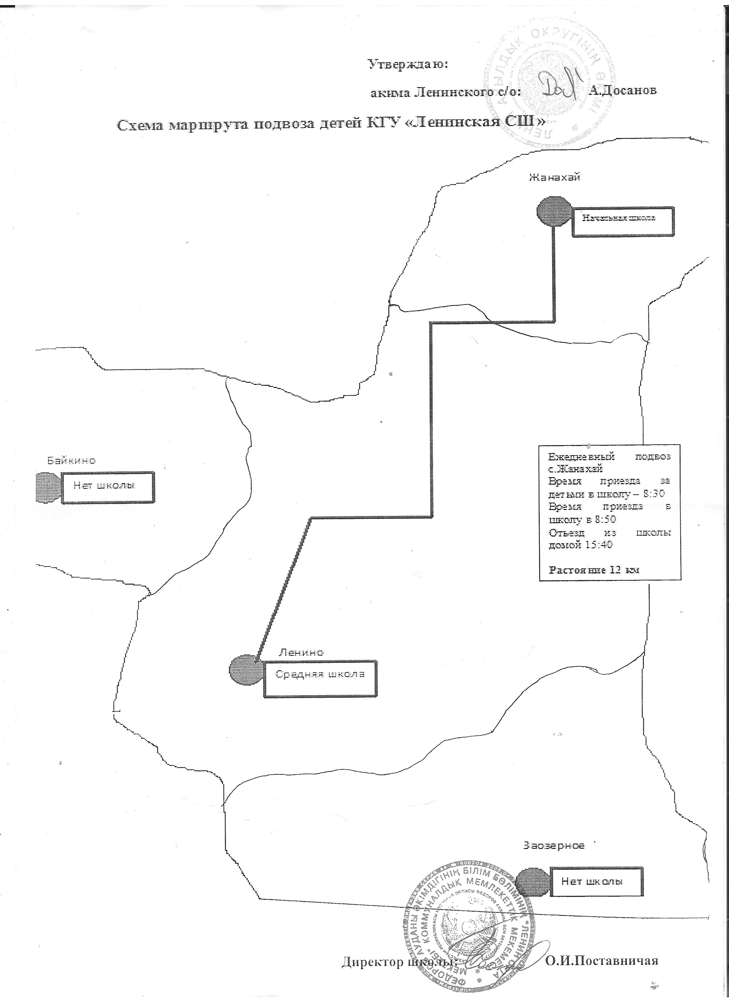 Маршрут ленино